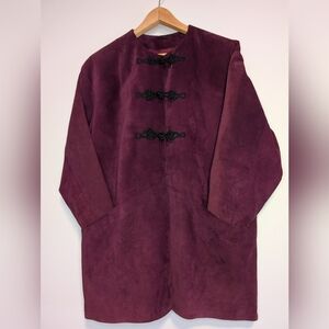Elegant Burgundy Danier Jacket